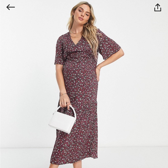 ASOS Maternity Dresses Nobodys Child Maternity Clementine Dress In Floral Print Poshmark